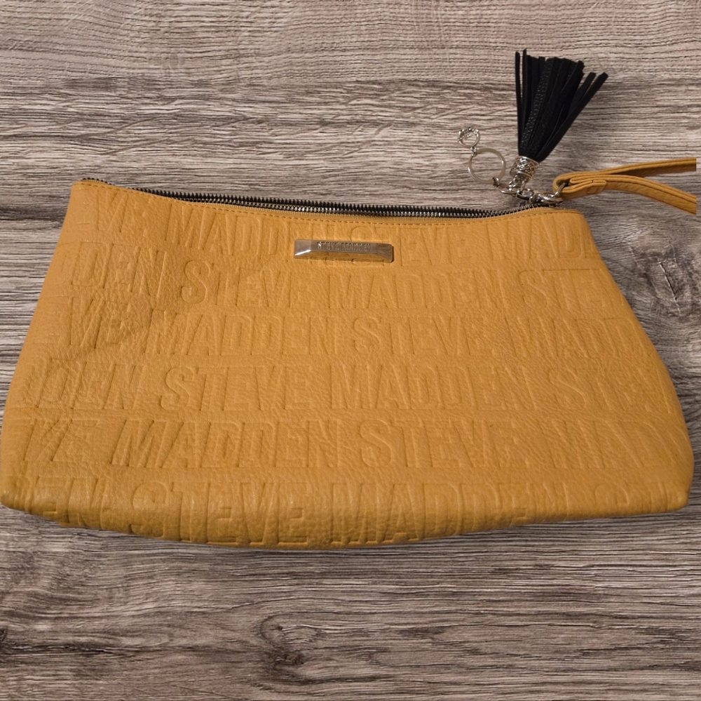 Steve Madden Mustard Clutch Bag